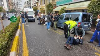 Aydın'da kaza! Motosiklet yayaya çarptı... 2 yaralı