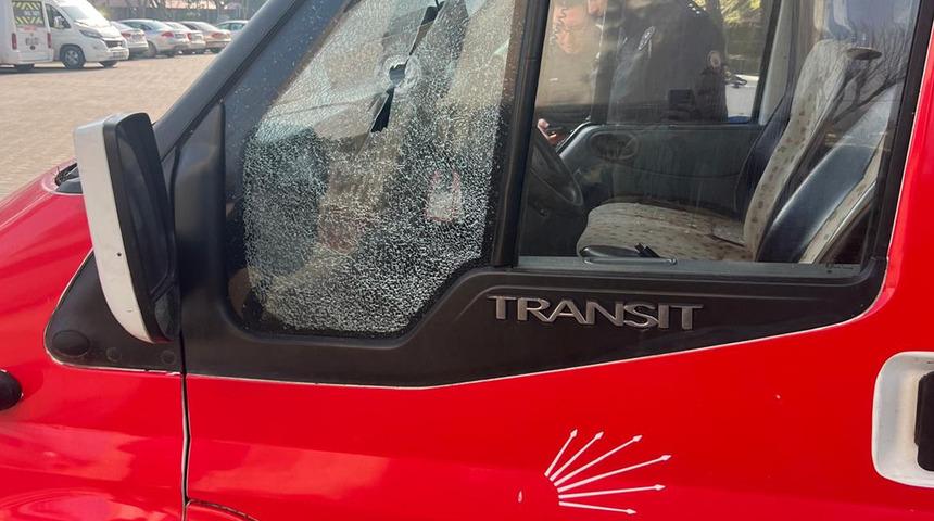 CHP aracına silahlı saldırı: Bizleri korkutamaz ve yolumuzdan döndüremez