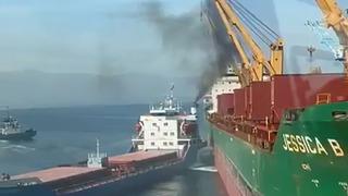 Bursa'da gemiler çarpıştı! Biri 100 öbürü 200 metre