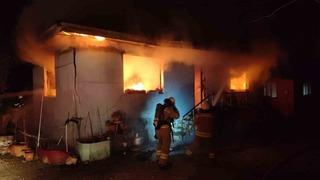 Dörtyol’da müstakil ev alevlere teslim oldu