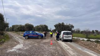 Jandarma cayrokopter ile havadan denetledi