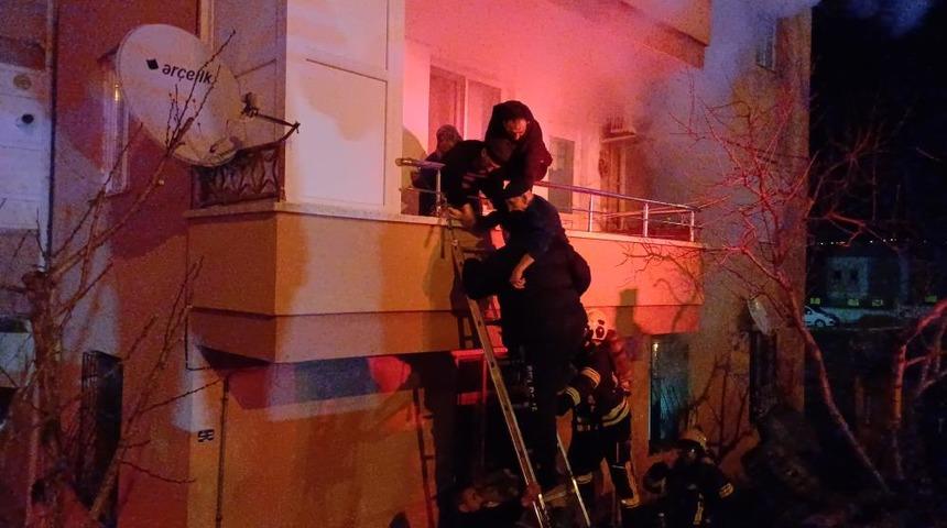 Çorum'da korkutan görüntü! Vatandaşlar tahliye edildi