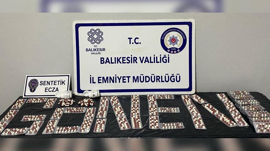 Gönen'de uyuşturucu operasyonu: Tam 994 adet ele geçirildi