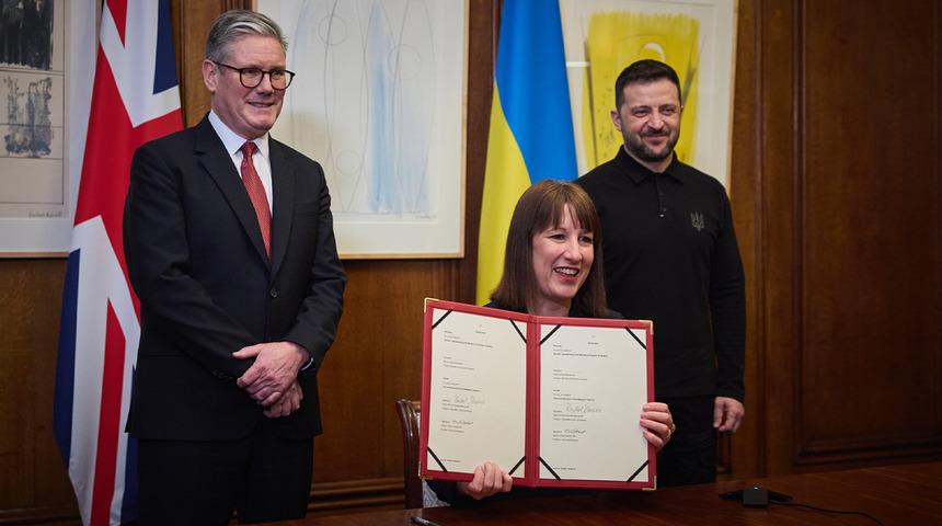 Amerika ile arası bozulunca yeni rota belli oldu! Ukrayna ile İngiltere arasında kredi anlaşması imzalandı