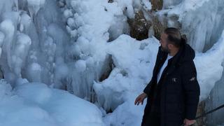 Bayburt dondu... Sıcaklık eksi 15'e kadar düştü