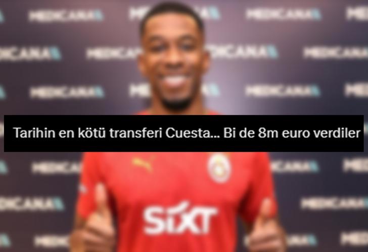 Galatasaray'ın yeni transferi Cuesta'nın performansı ortalığı karıştı! Taraftar ayaklanmış durumda... "Hemen sözleşmesini feshedin" G5