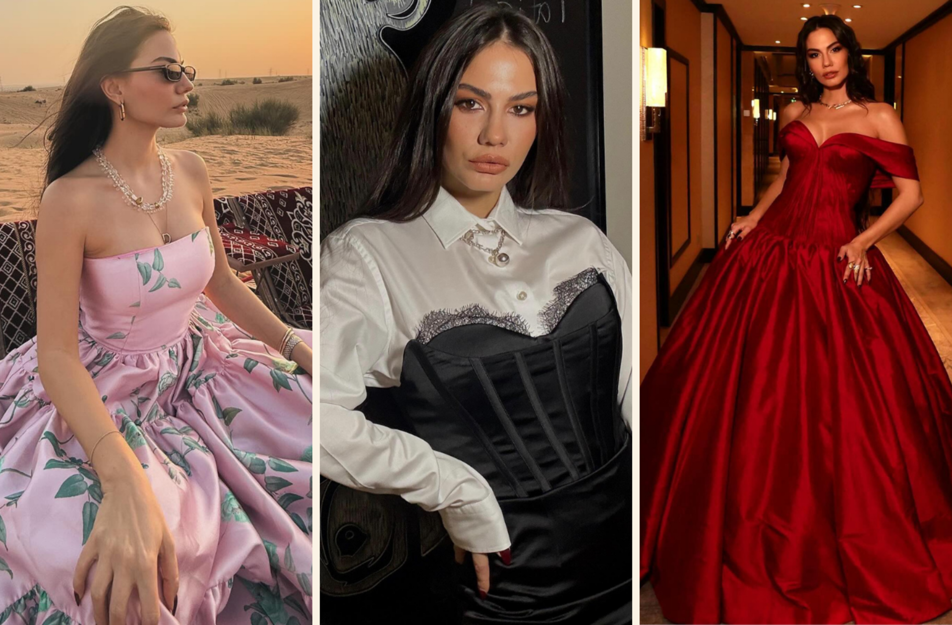 Demet Özdemir'in doğum günü tarzından ilham alan kombinler