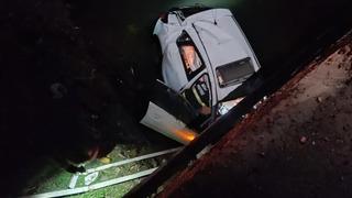 Kırıkhan’da sulama kanalına uçan otomobilin sürücüsü yaralandı