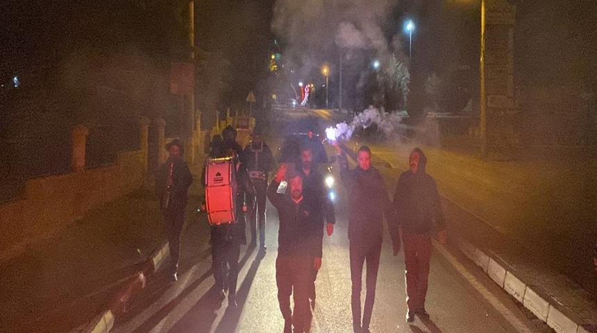 Aksaray'da bando takımlı sahur