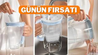 Bütçe dostu, pratik, hijyenik! Brita Su Arıtma Filtreli Cam Sürahi günün fırsat ürünü oldu