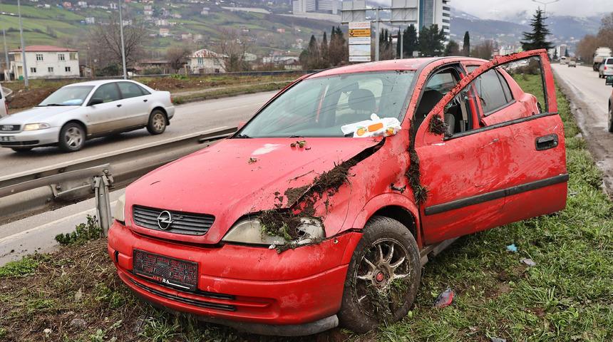 Samsun'da zincirleme trafik kazası! 11 araç birbirine girdi