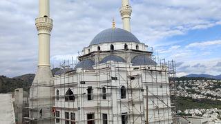 Bodrum Yahşi’deki cami inşaatında sona yaklaşılıyor! Yüzde ellisi tamamlandı