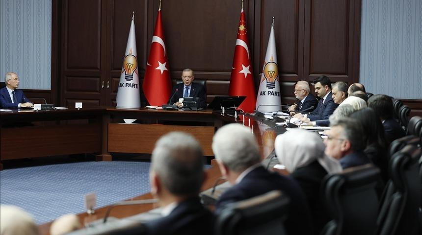 Cumhurbaşkanı Erdoğan başkanlık ediyor: AK Parti MYK toplandı