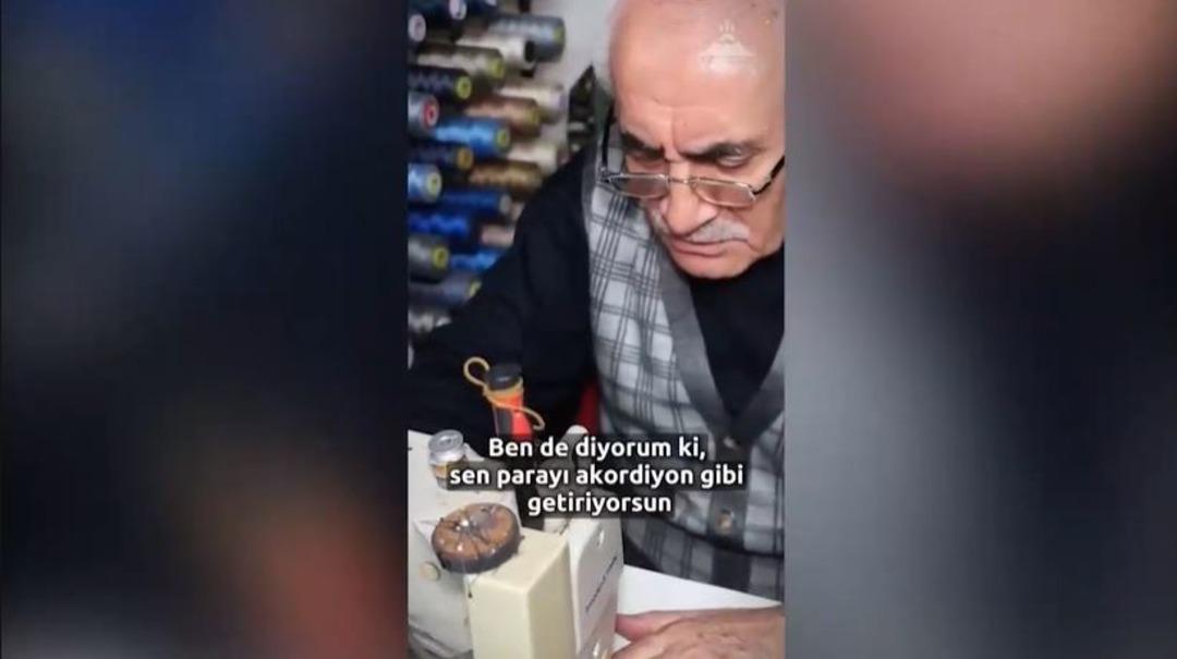 Kırışık paraya tahammülü yok! Bir esnaf, her banknotu tek tek ütüleyerek kullanıyor: "Sen parayı akordiyon gibi getiriyorsun, ben ütülemek zorunda kalıyorum" 3