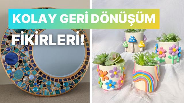 Paranız boşa gitmesin! Bu DIY fikirleriyle geri dönüşüm çok kolay