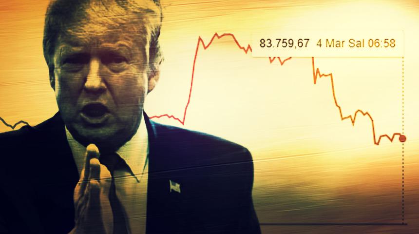 Trump 'iyimserliği' azaldı, Bitcoin düşüşe geçti