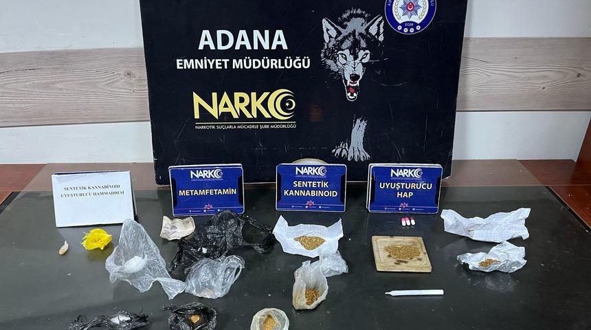 Adana'da uyuşturucu operasyonlarında yakalanan 43 şüpheli tutuklandı