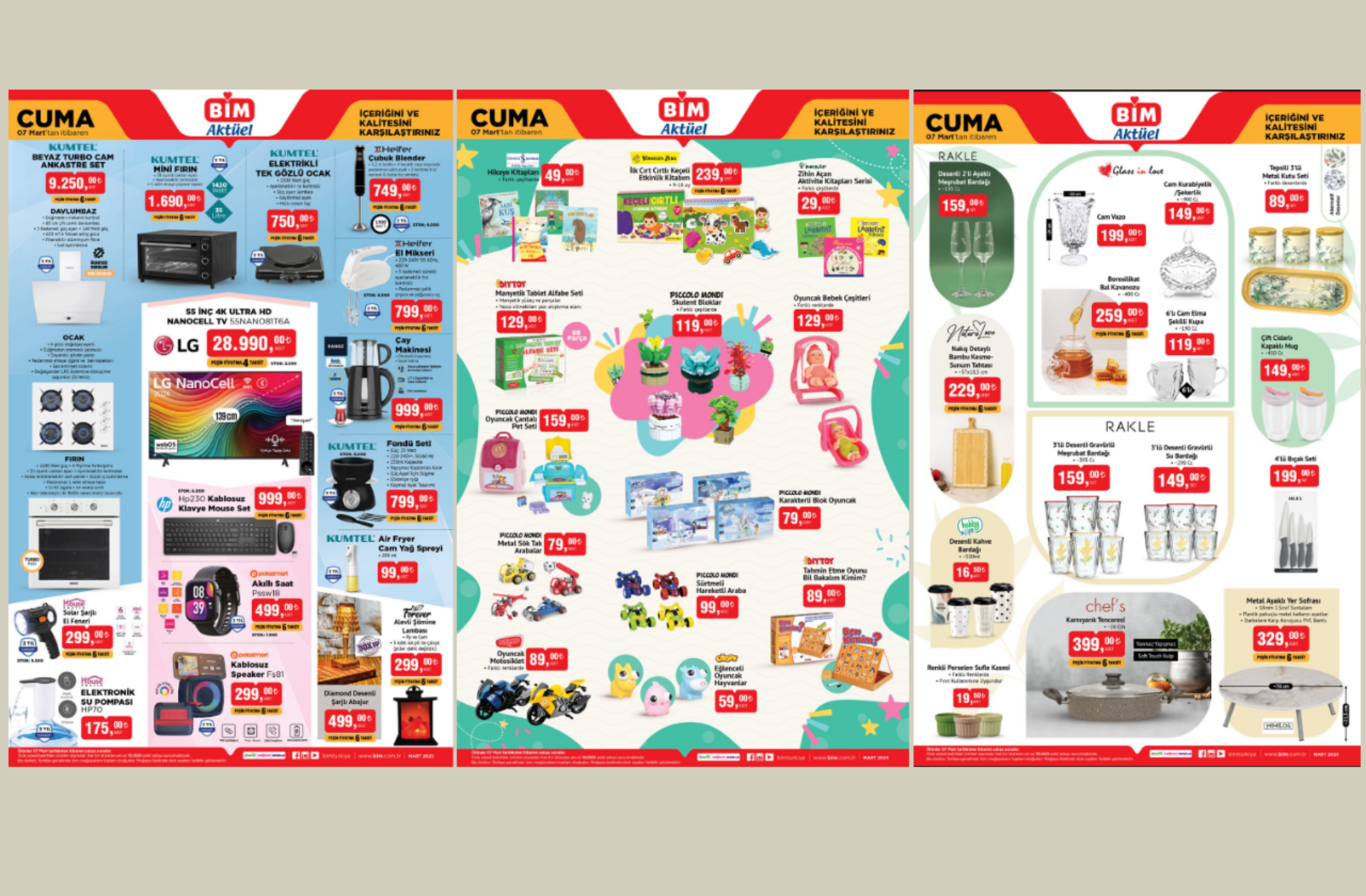 BİM'e Kumtel mini fırın geliyor! 7 Mart 2025 BİM Aktüel Kataloğu burada