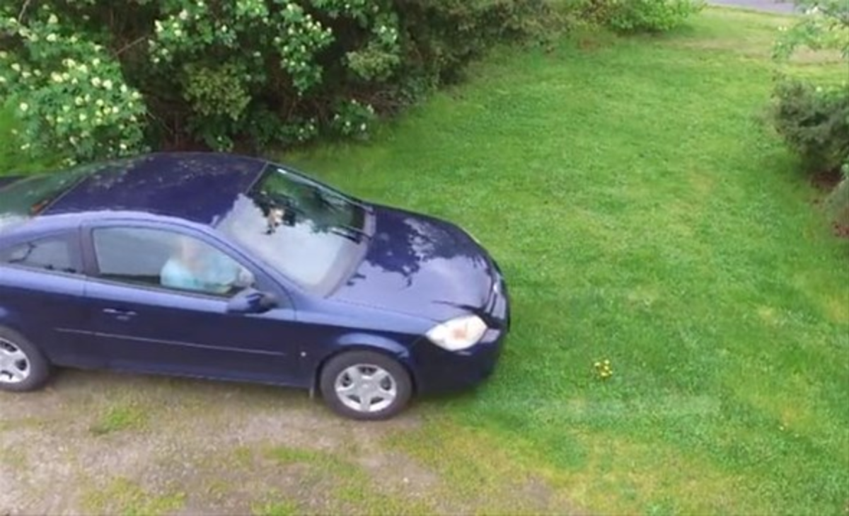 Aldatan sevgilisini drone ile yakaladı!