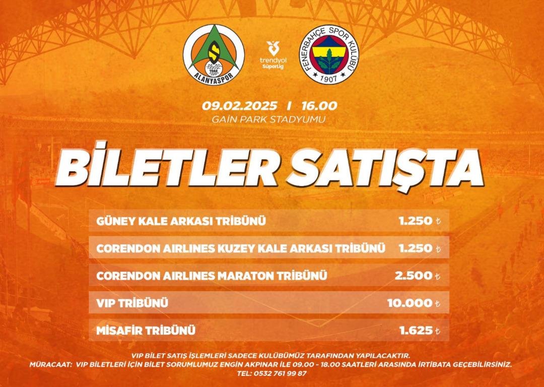 Alanyaspor-Galatasaray maçının bilet fiyatları tepki çekti! Fenerbahçe maçı daha ucuzdu... 2