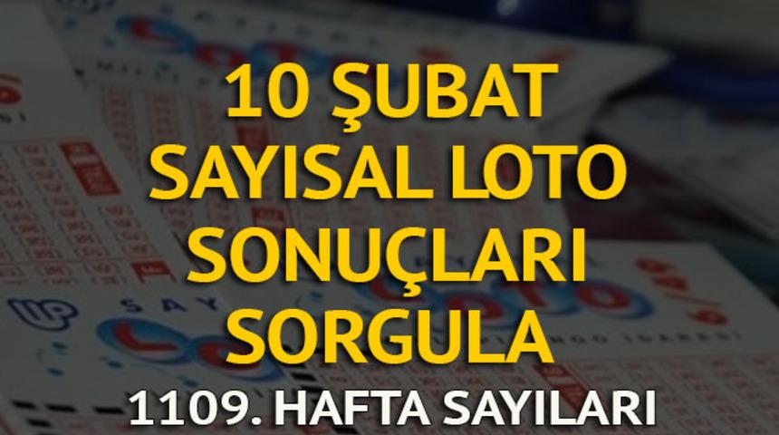 Sayısal Loto sonuçları 10 Şubat: Sayısal Loto 1109. hafta sonucu ve sayıları (MPİ canlı çekiliş)