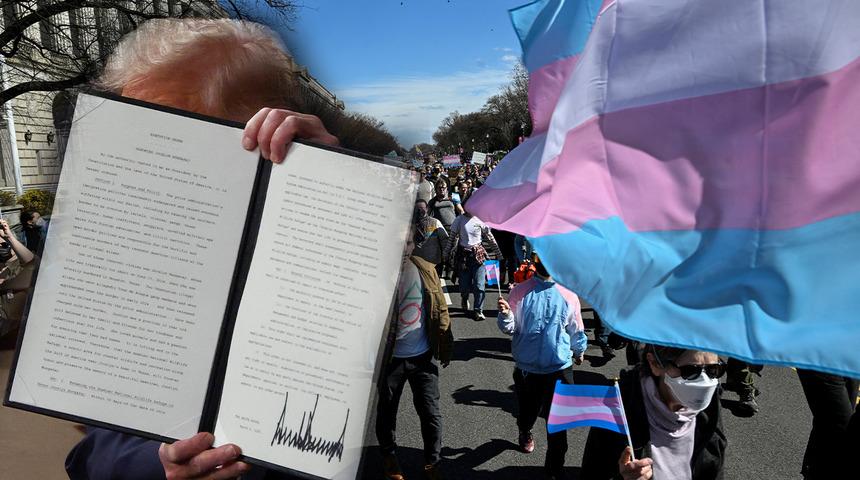 Trans bireyler için yeni kısıtlama! ABD Başkanı Donald Trump yürütme emrini imzaladı