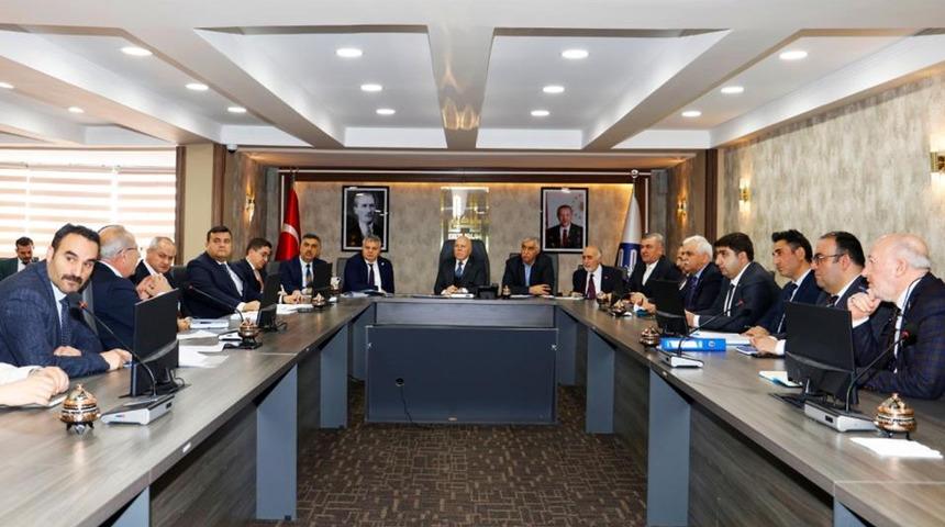 Erzurum'da sis toplantısı