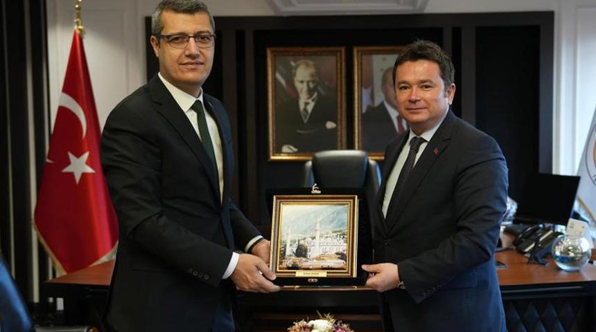 Başkan Aydın’dan Orman Bölge Müdürü Şahan’a hayırlı olsun ziyareti