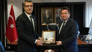 Başkan Aydın’dan Orman Bölge Müdürü Şahan’a hayırlı olsun ziyareti