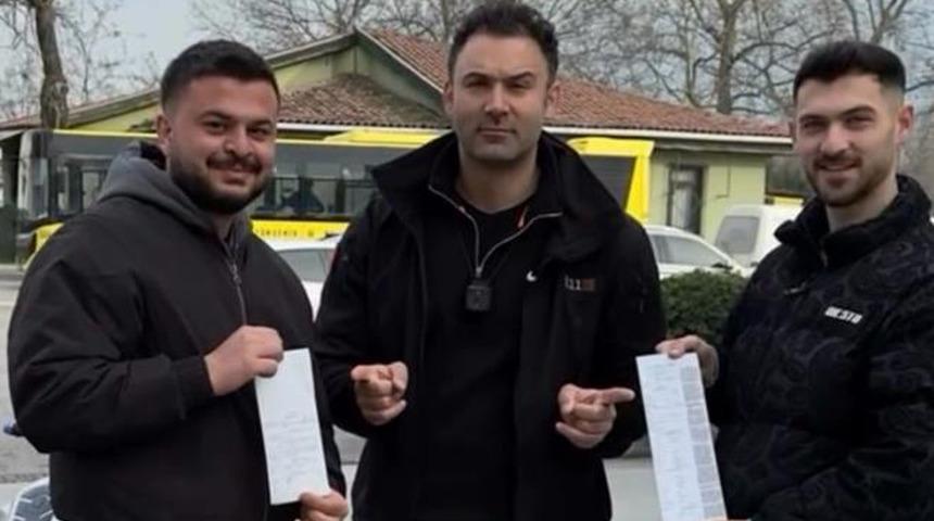 Kendisini yakalayan polisle hatıra fotoğrafı çektirdi: "Geçmiş olsun gençler"