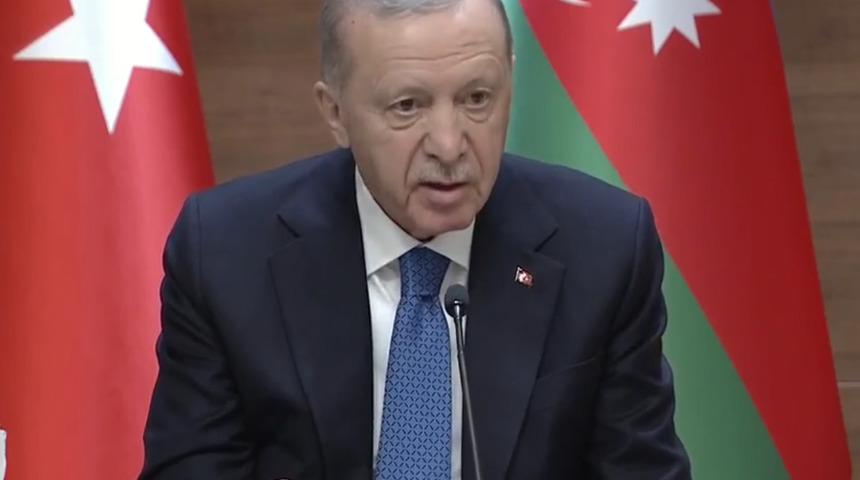 Iğdır-Nahçıvan doğal gaz boru hattı açıldı! Erdoğan: 'Türkiye - Azerbaycan barışın, huzurun tarafındadır'