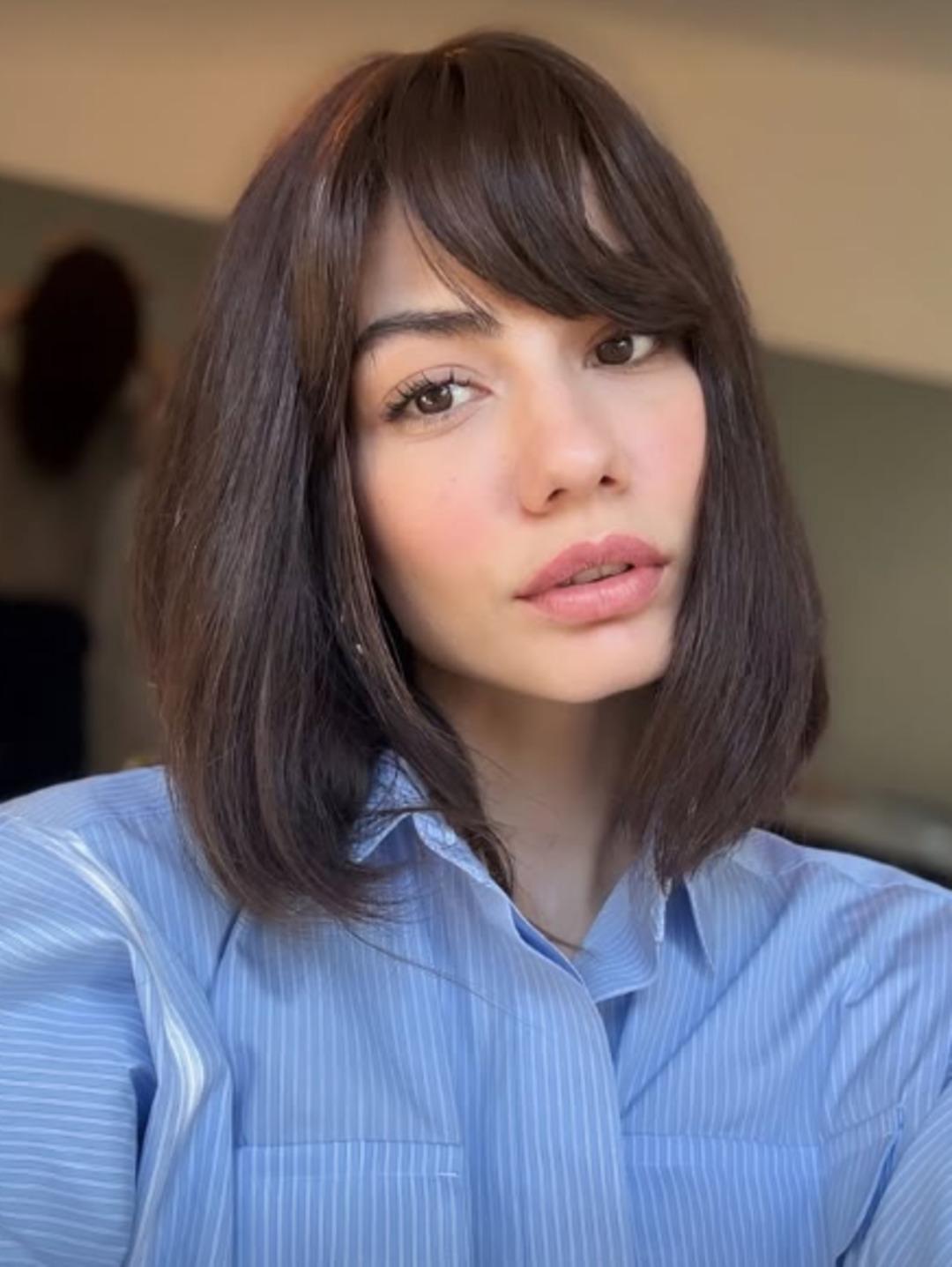 Eşref Rüya nın yıldızı Demet Özdemir peruk taktı! Kısa saçlı hali mest etti 1