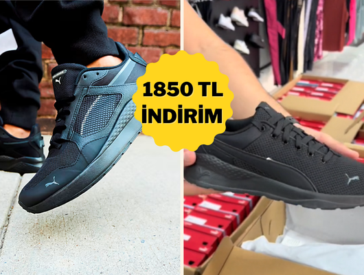 Şıklık, esneklik ve konfor! Puma Anzarun Grid Spor Ayakkabı yarı fiyatına düştü