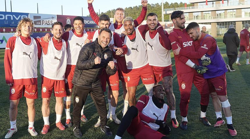 Galatasaray, Alanyaspor maçı hazırlıklarını sürdürdü