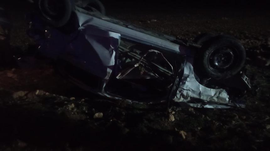 Mardin’de şarampole devrilen otomobildeki 2 kişi öldü