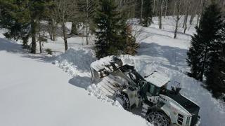 Artvin'de kar yağışı durdu, köylerde yol açma çalışmaları sürüyor