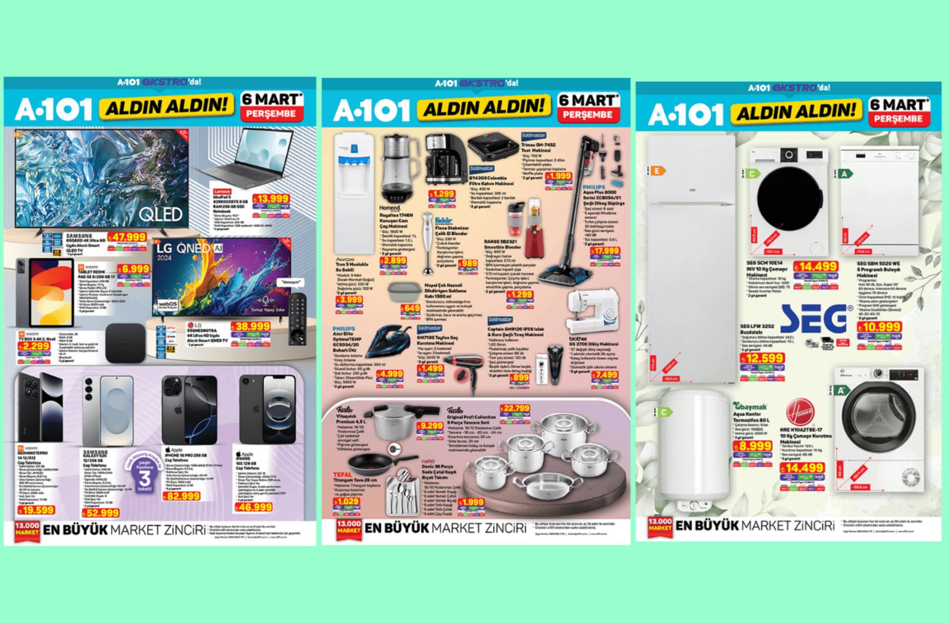 A101'e Xiaomi tablet geliyor! İşte 6 Mart 2025 A101 Aldın Aldın Kataloğu