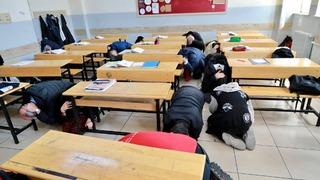 30 binden fazla öğrenci katıldı: Bingöl’de deprem ve yangın tatbikatı