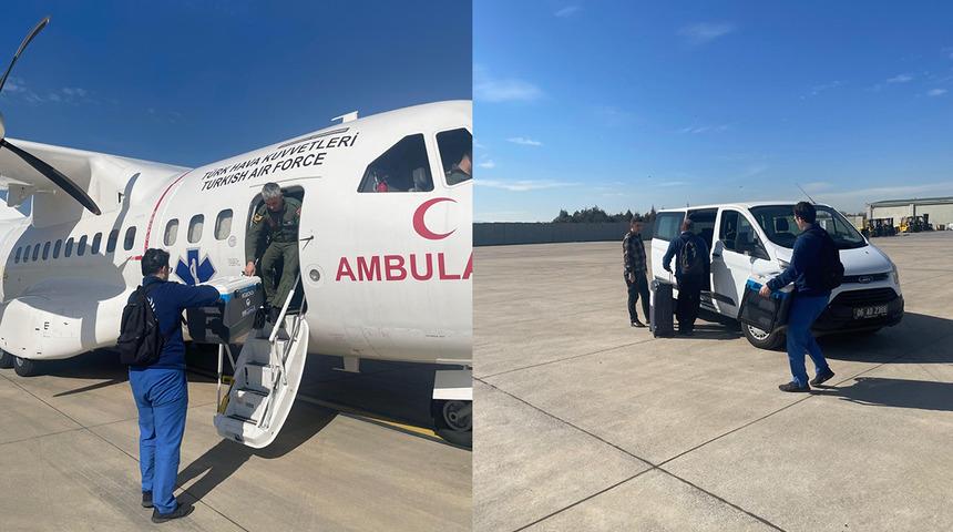 MSB duyurdu: Organ nakli için ambulans uçak havalandı