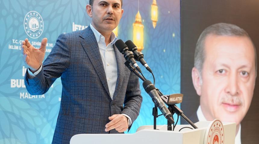 Bakan Kurum Malatya'da konuştu: "Hızımızı olabilecek en yüksek seviyeye çıkardık"