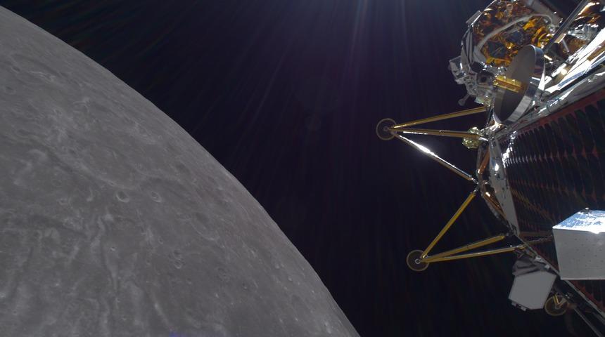 ABD'li şirketin uzay aracı Ay'a iniş yaptı! Güney kutbunu keşfedecek