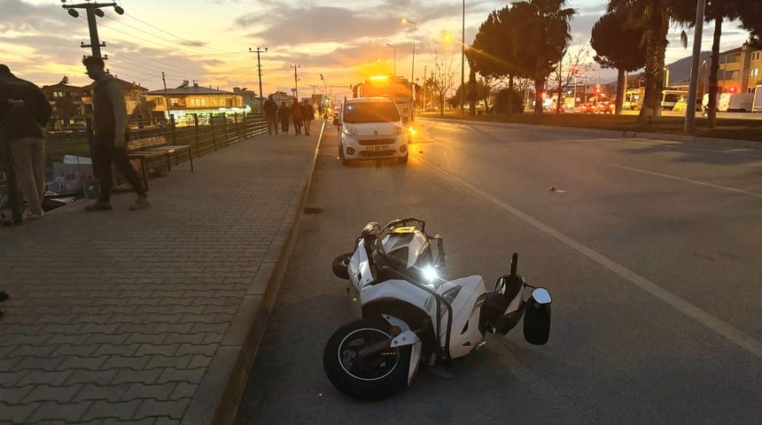 Fethiye'de feci kaza!  Otomobille çarpışan motosikletin sürücüsü hayatını kaybetti