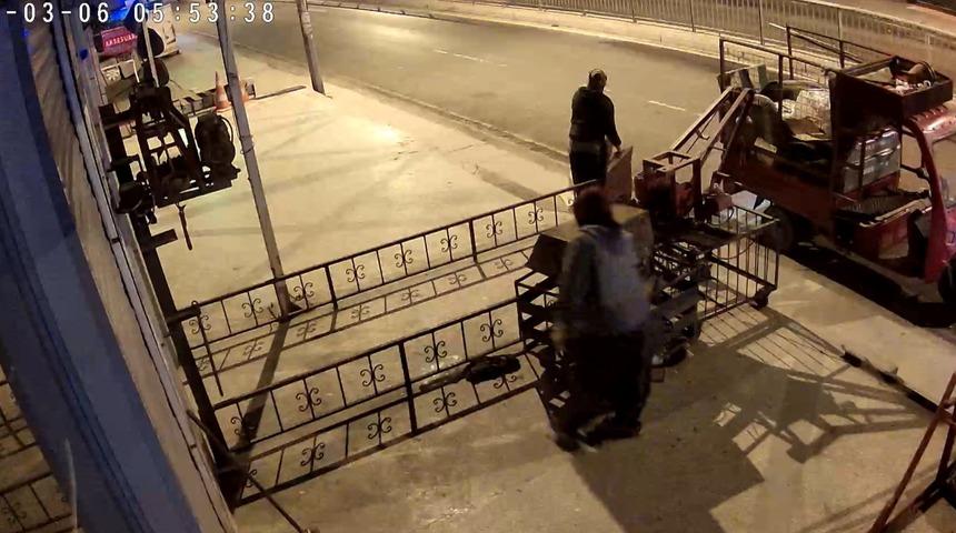 Yer: Pendik! Makine parçaları üreten atölyenin malzemelerini çaldılar