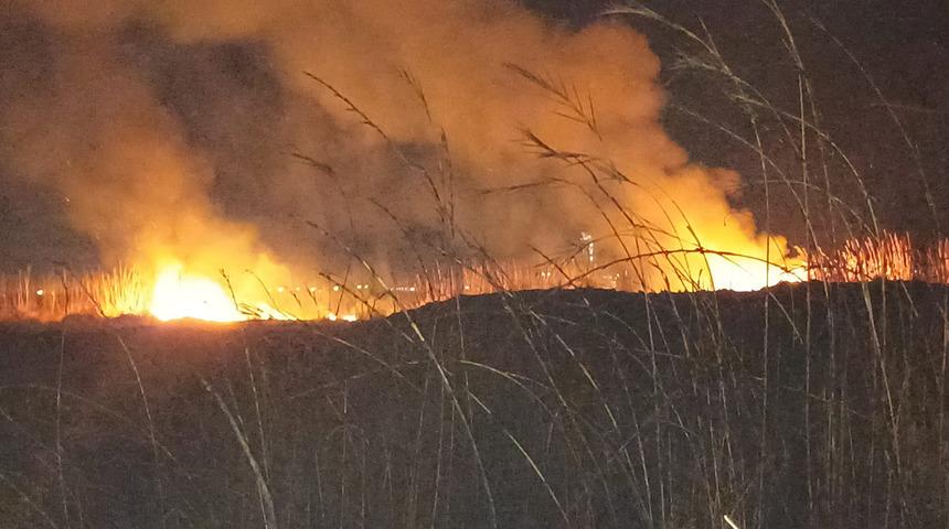 Hatay Erzin’de yangın: Gece saatlerinde başladı! Bölge halkı panikledi...