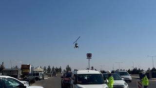 Gaziantep'te 'cayrokopter' destekli trafik denetimi! 44 sürücüye 253 bin 928 lira ceza kesildi