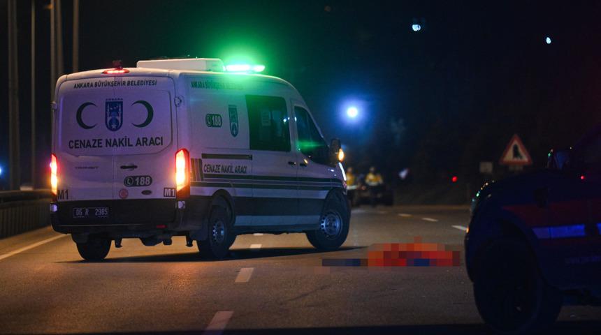 Ankara'da otomobilin çarptığı yaya hayatını kaybetti