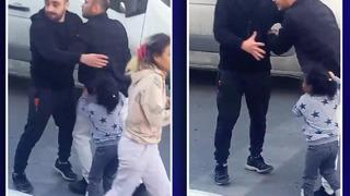 Çığlık çığlığa ağlayıp babasını durdurmaya çalıştı! Trafiğin ortasındaki kavgaya minik çocuğun müdahalesi sosyal medyada gündem oldu