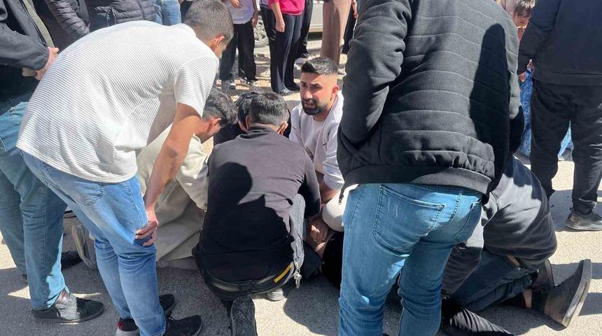 Adıyaman’da devrilen motosikletteki 2 kişi yaralı
