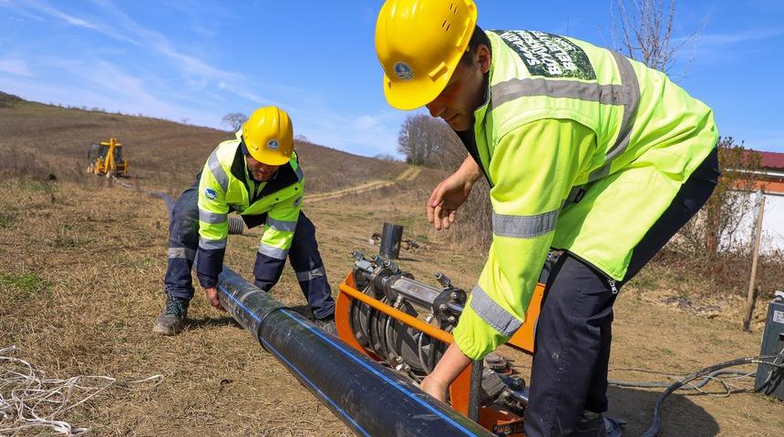 SASKİ’den 6 mahalleye 11 kilometrelik yeni içme suyu hattı