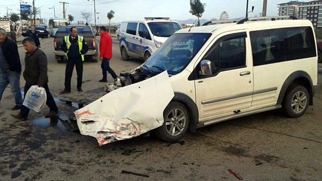 Fatsa’da trafik kazası: 2 yaralı